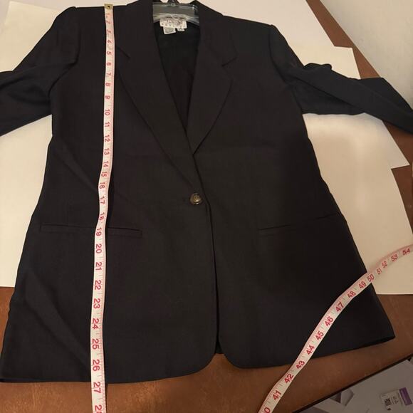 Talbots Linen Blend Lined Blazer Petite - Picture 3 of 7